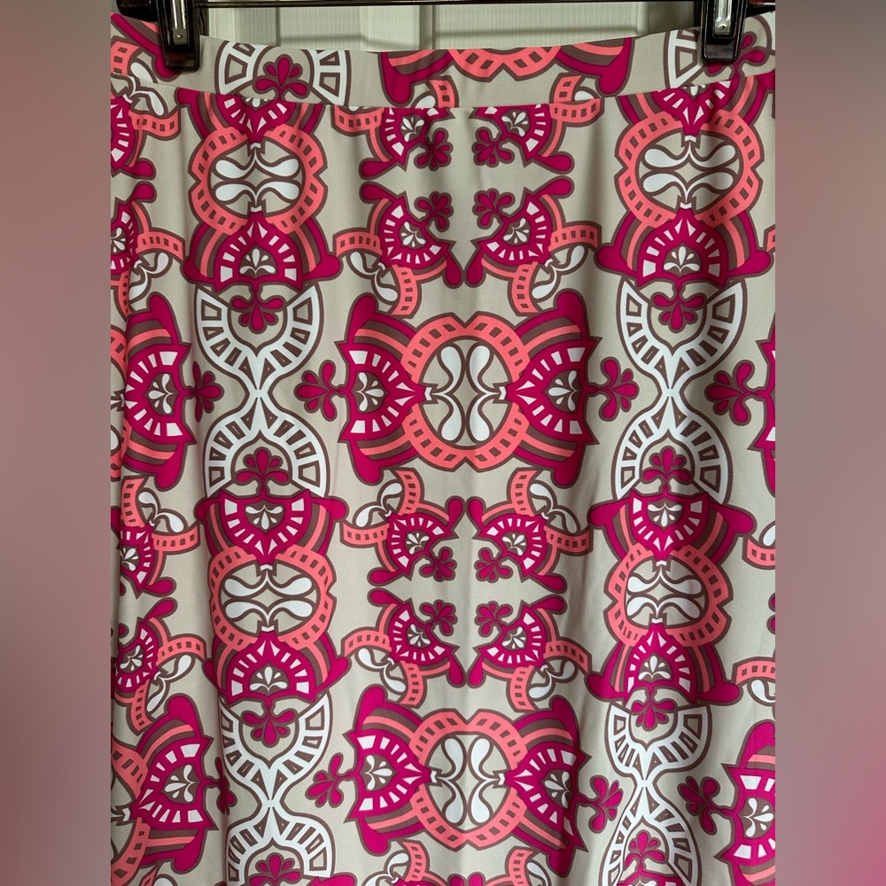 Aztec Print Maxi Skirt- Large - Picture 2 of 6